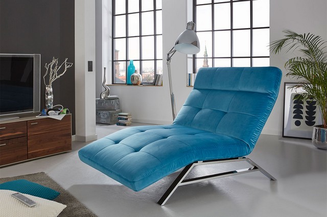 Relaxliege maxi Rovere Velvet petrol