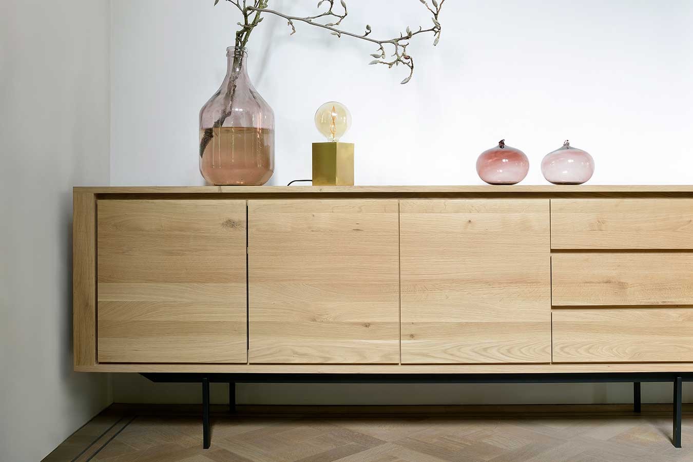Sideboard Oak Shadow Eiche massiv B 224 cm
