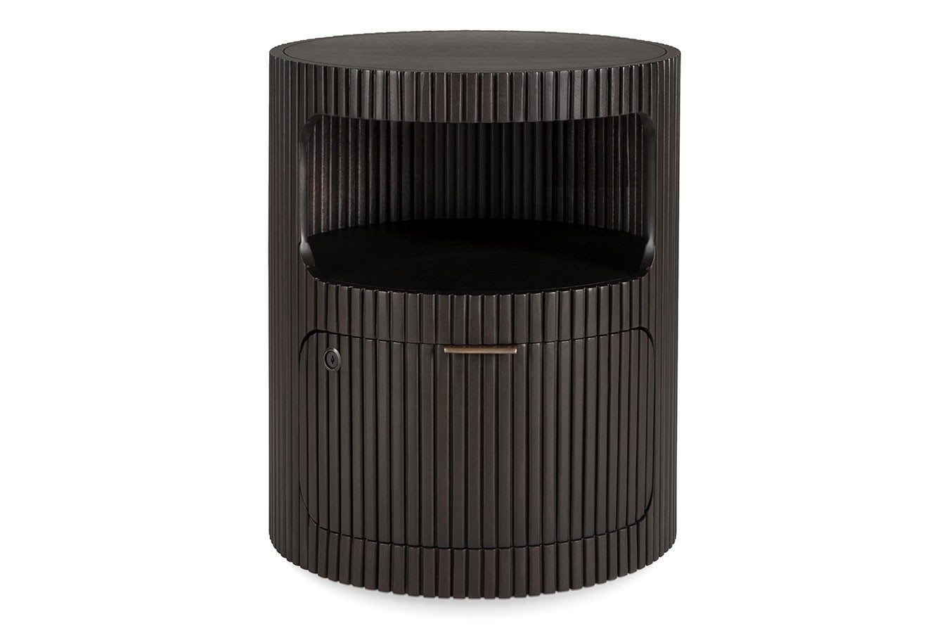 Rollcontainer Boomerang Mahagoni H 55 cm