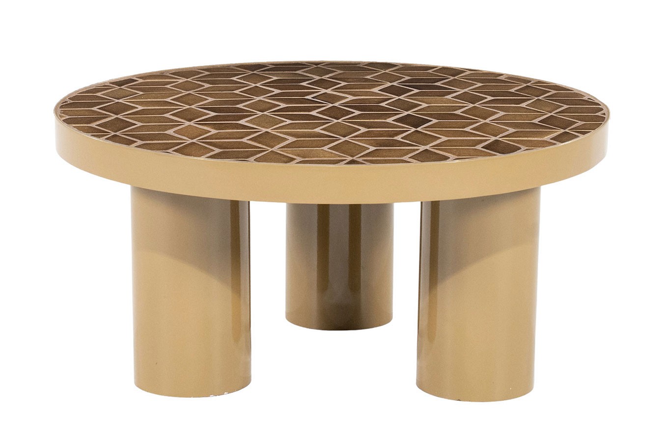 Couchtisch Pat braun rund D 71 cm