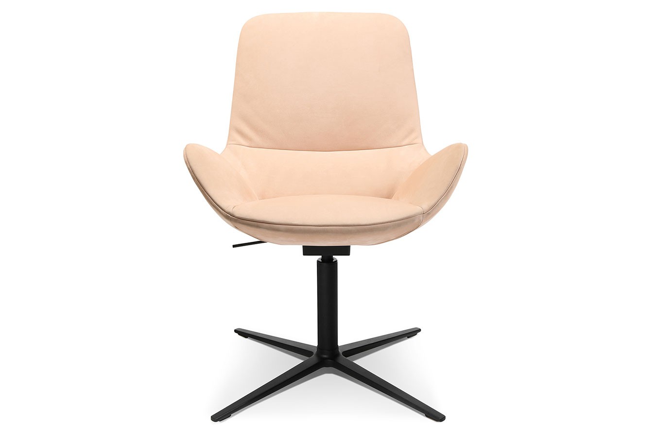 Drehsessel W-Club Low Leder beige