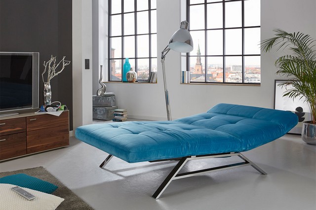 Relaxliege maxi Rovere Velvet petrol