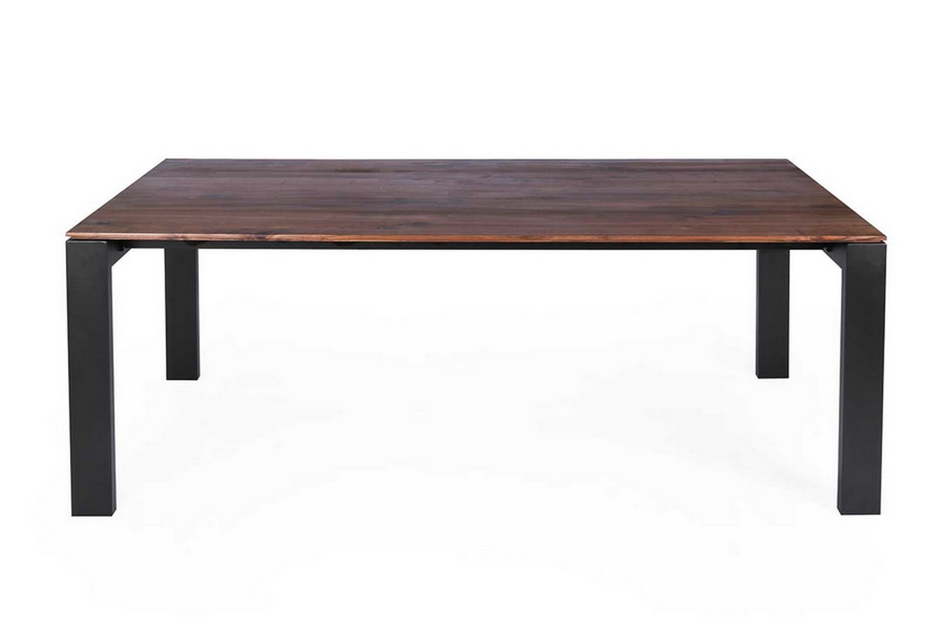 Ausziehtisch Deno Massivholz Nussbaum 140-190 konfigurierbar