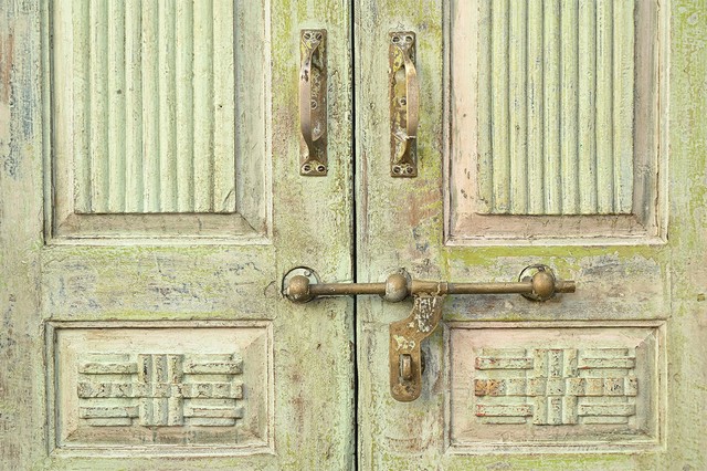 Schrank Vintage grün