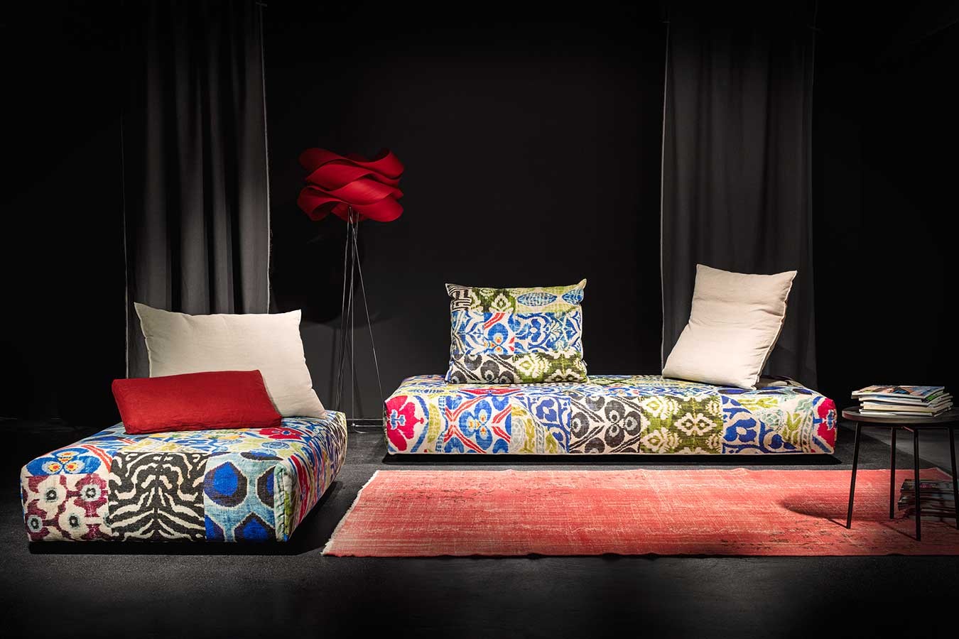 Sofaelement Iwan 3 Sitzer Stoff multi