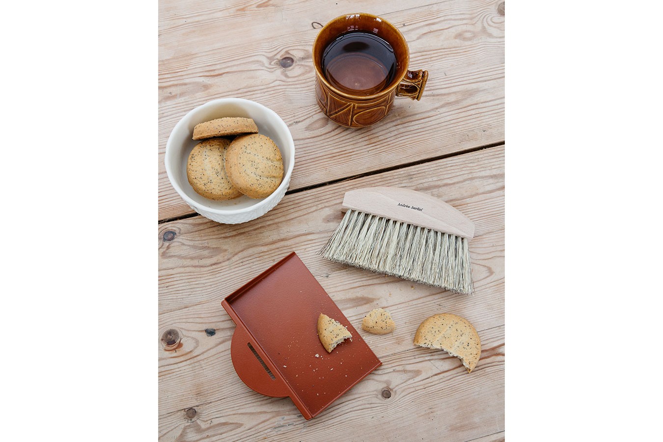 Krümelbesen Set Clynk Natural Collection brick