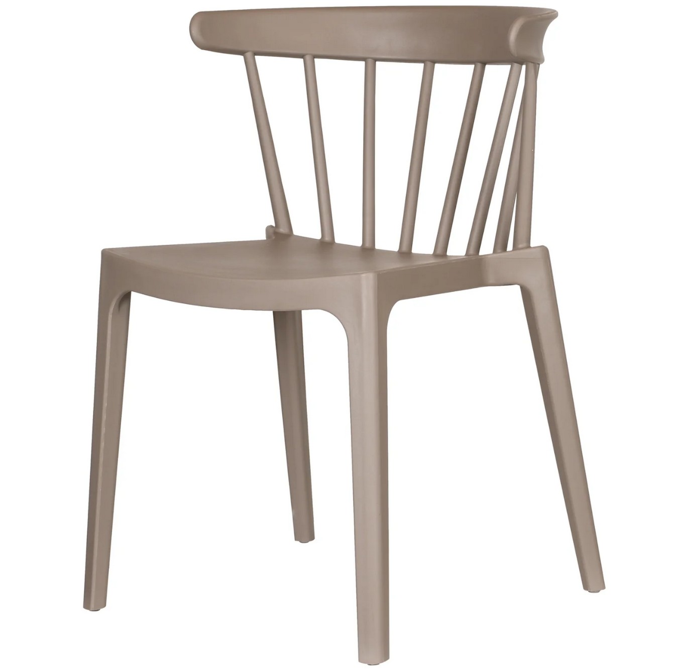 Gartenstuhl Kunststoff beige