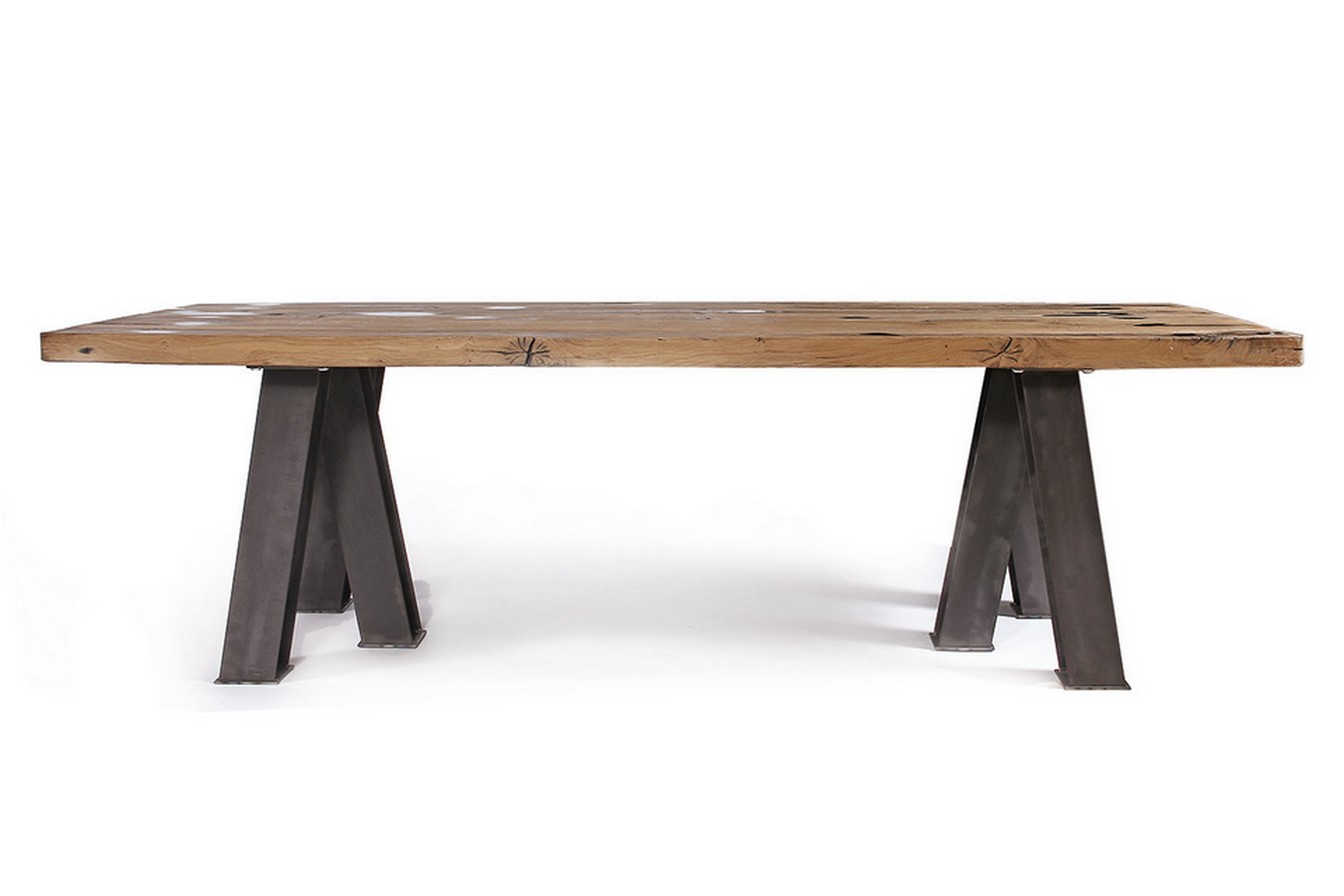 Esstisch aus Alteiche Industrial Style