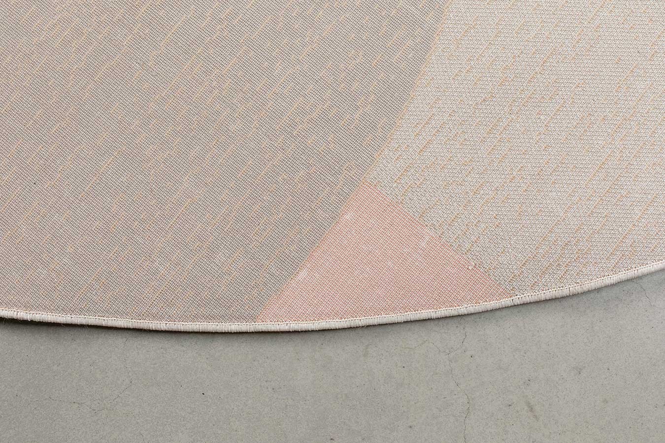 Teppich grau rosa D 240 cm