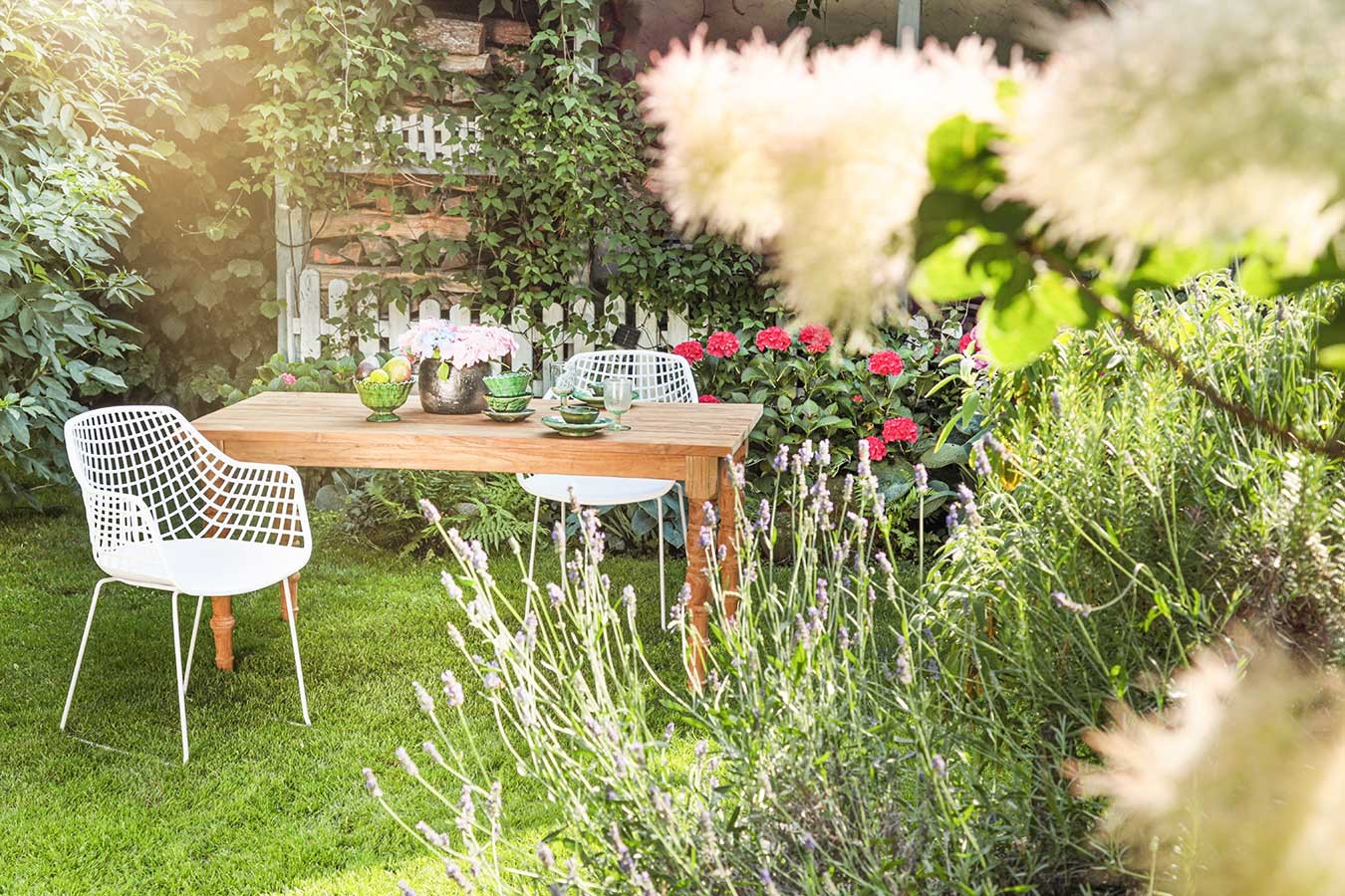 Gartentisch Brasserie Teak massiv 190 cm