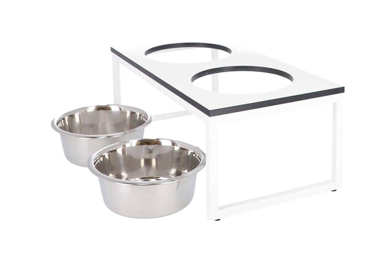 Hundenapf Dimo Design weiss weiss