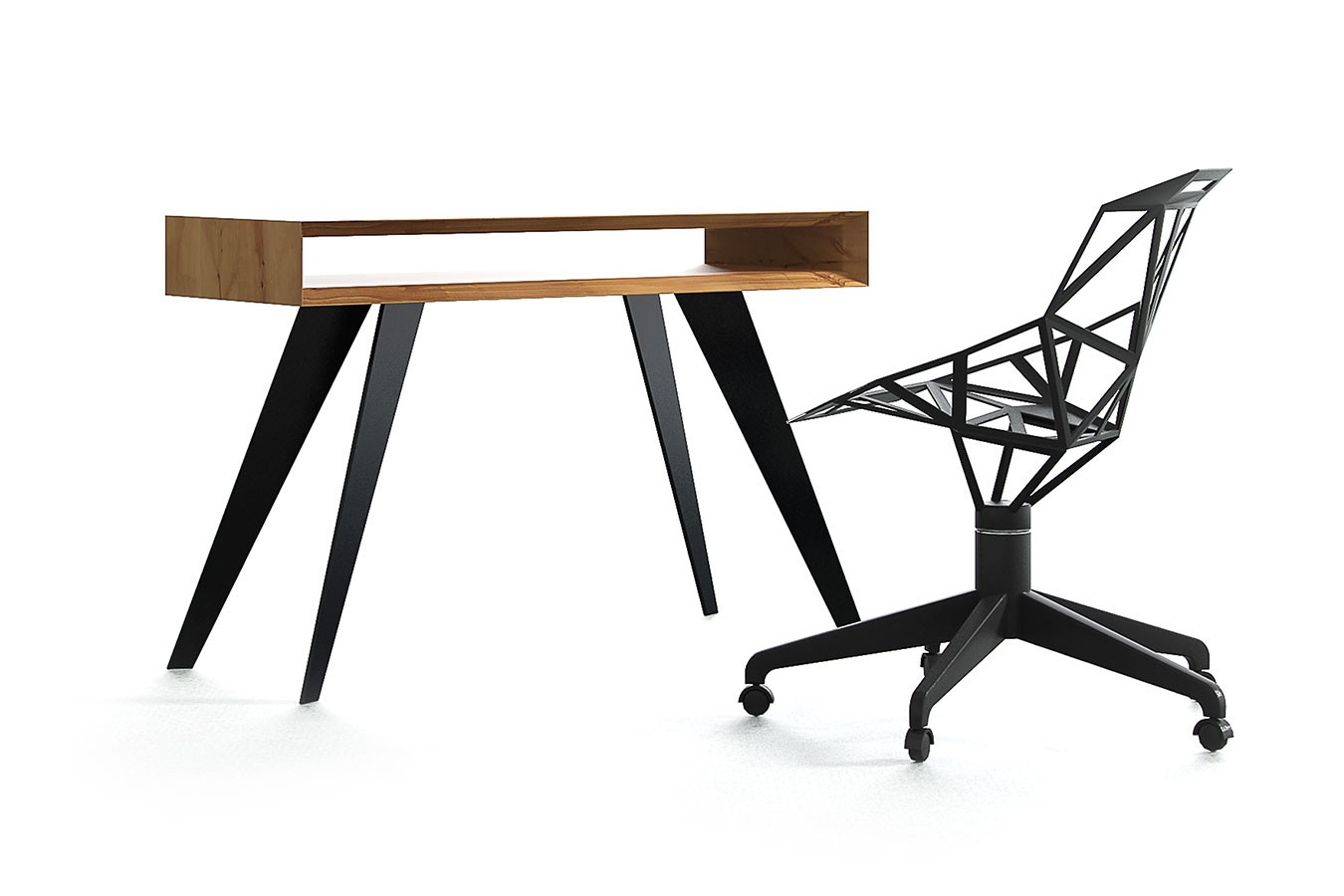 Schreibtisch Aspen Esche B 100 cm