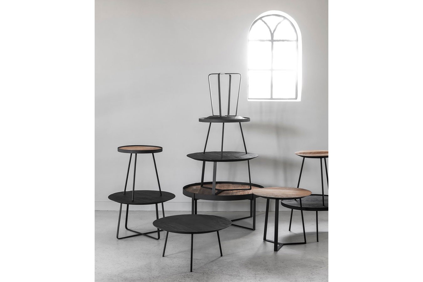 Beistelltisch Highlight Teak D 40 cm
