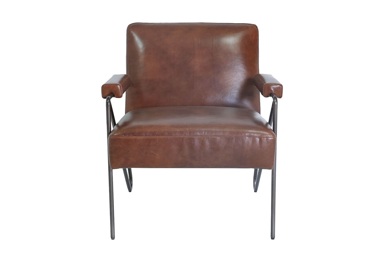 Lounge Sessel Marco Havana Leder braun