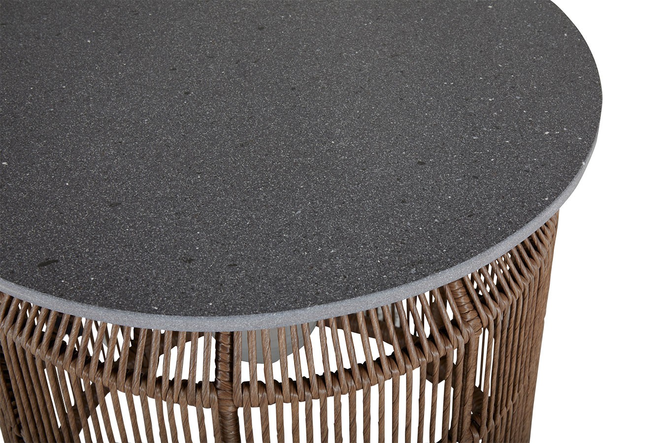 Outdoor-Beistelltisch Pamir braun