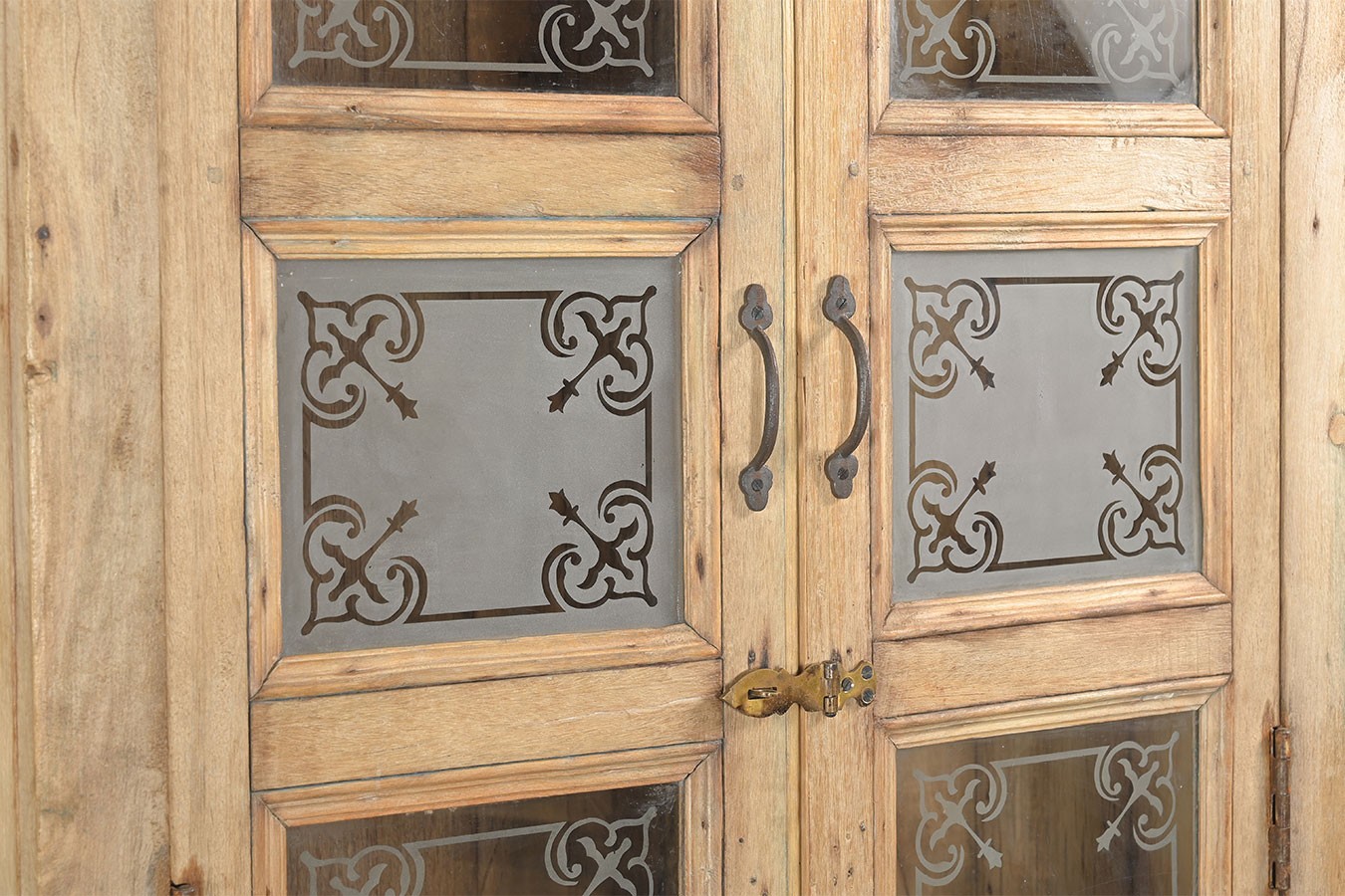 Vitrinenschrank Vintage natur