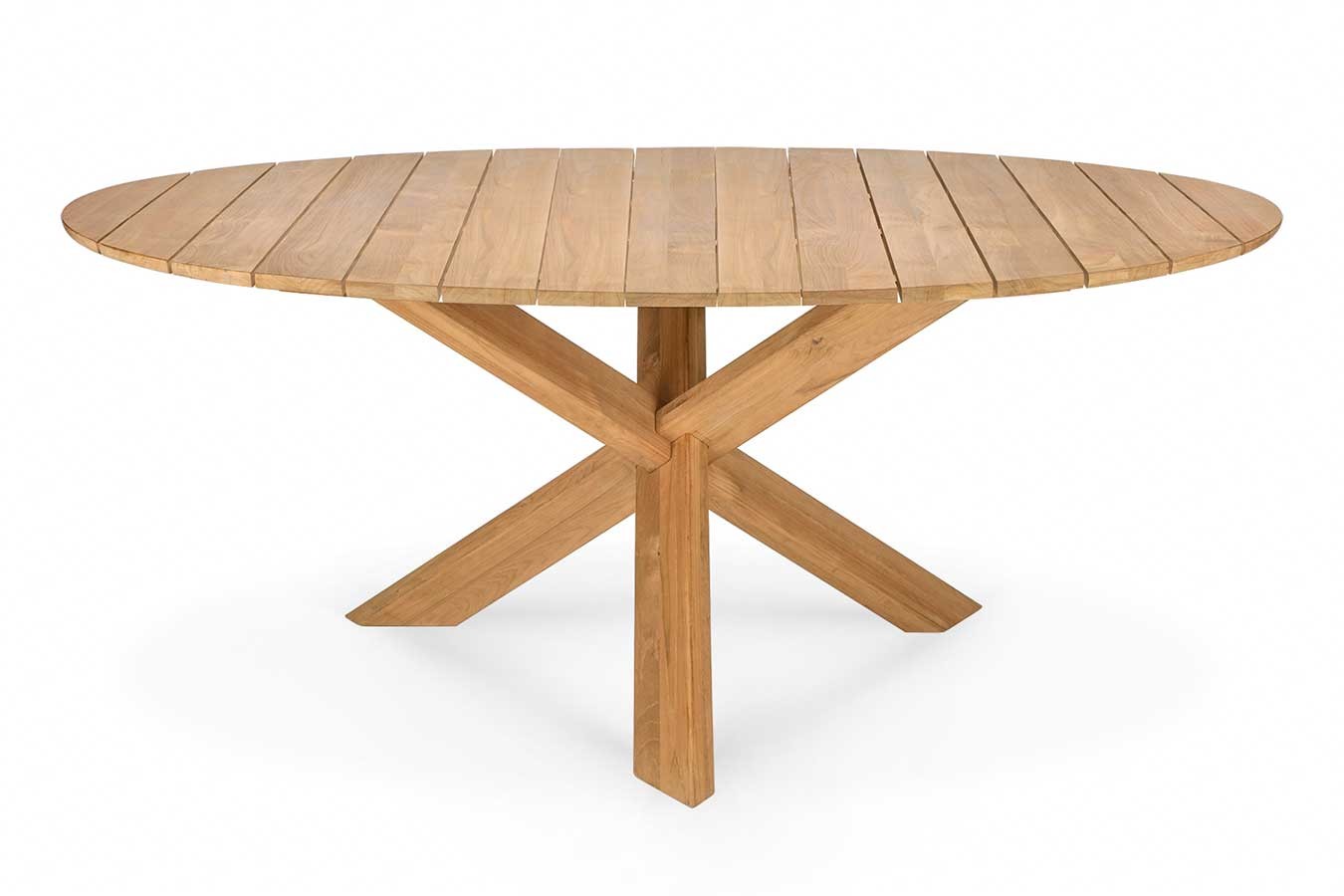 Outdoor Tisch Circle Teakholz rund  D 136 cm