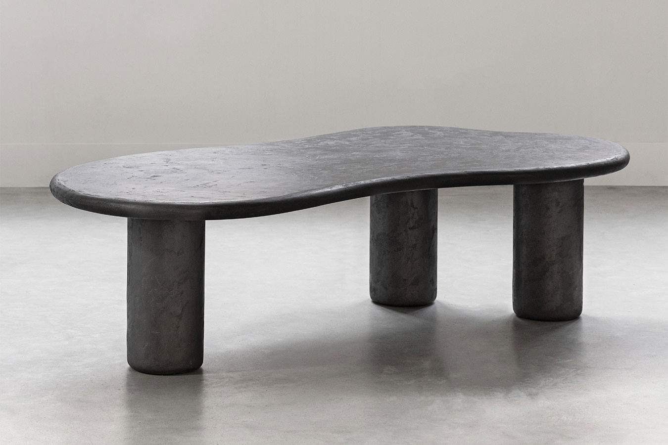 Couchtisch Curva schwarz B 130 cm