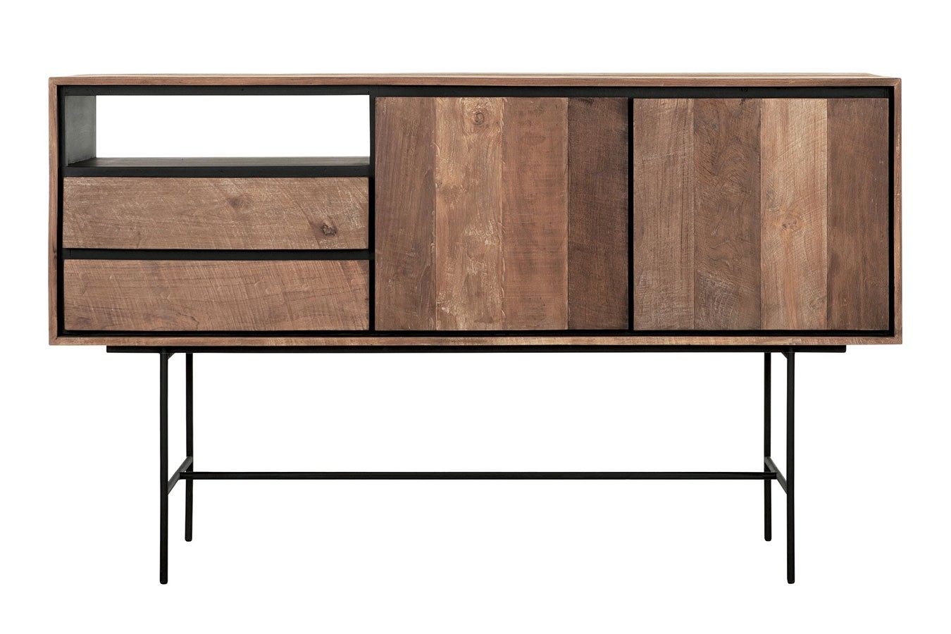 Highboard Metropole Teak Metall B 160 cm