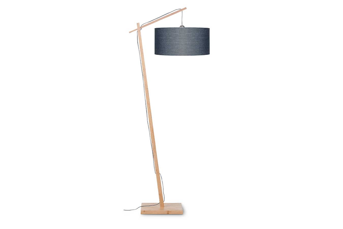 Stehlampe Andes Bambus dunkelgrau H 176