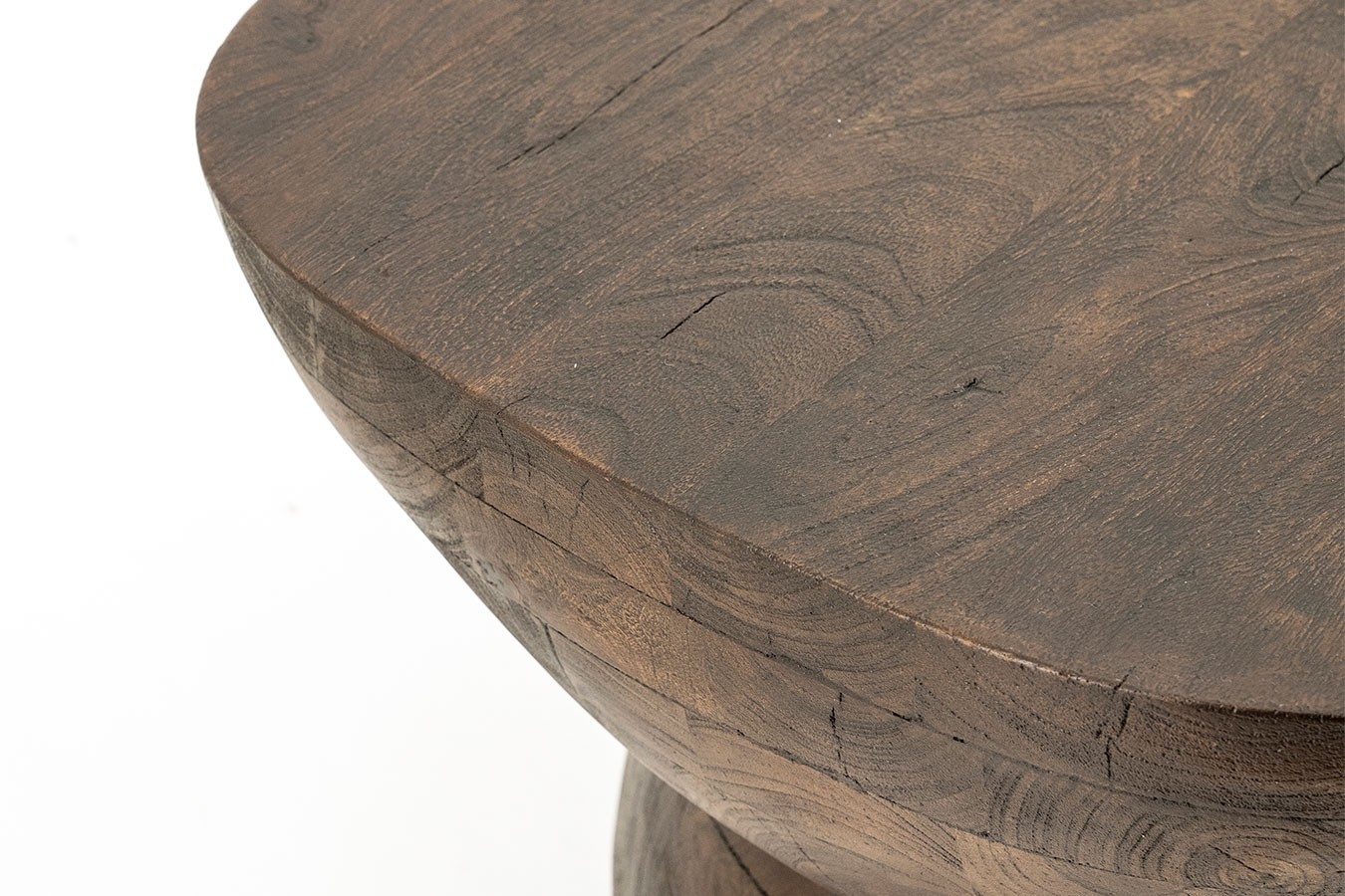 Couchtisch Cobble Massívholz braun