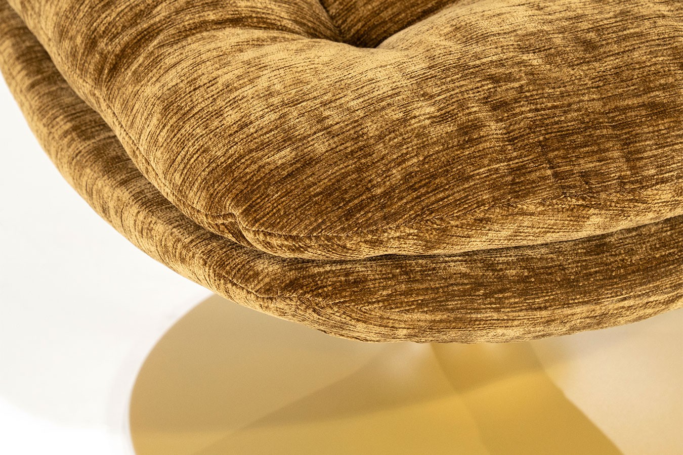 Drehsessel Tomba Velvet senf