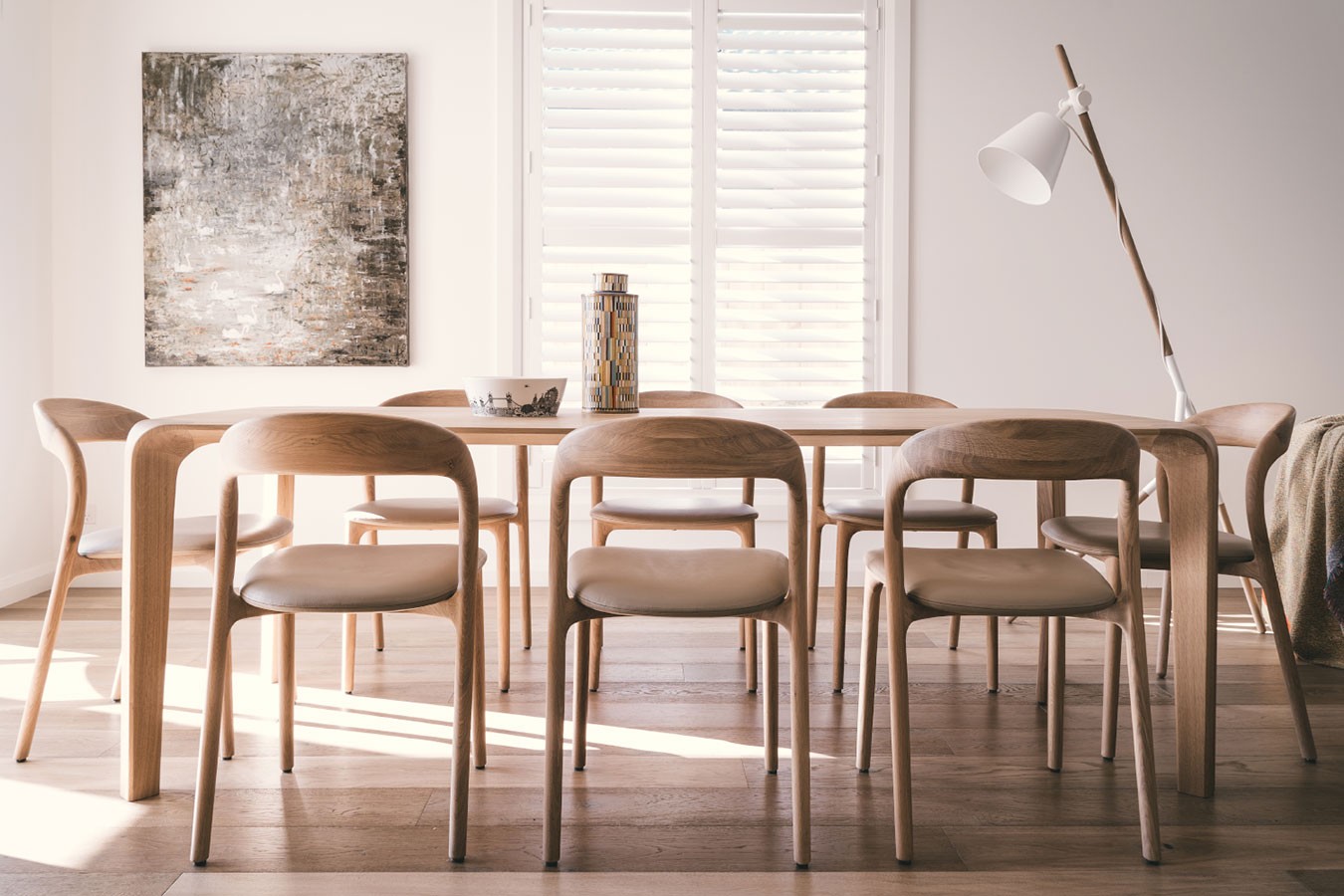 Designerstuhl Eva Light Eiche natur hell