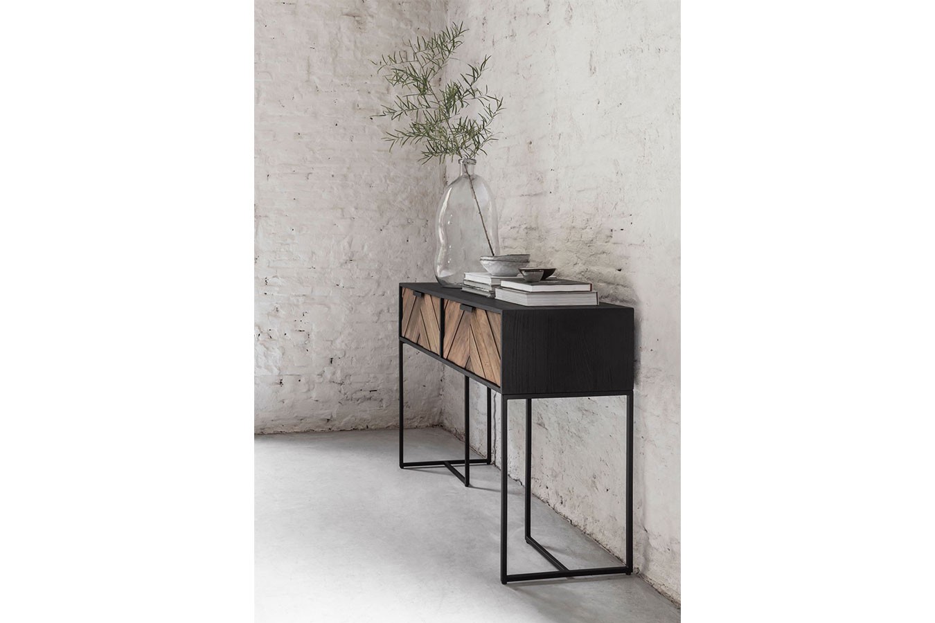 Sideboard Criss Cross Massivholz B 120 cm