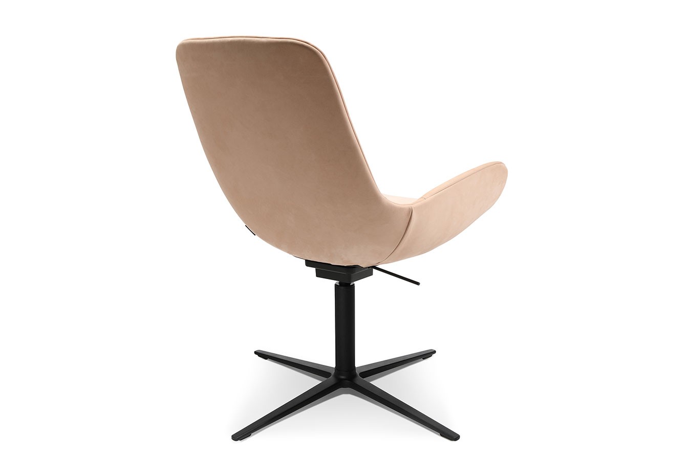 Drehsessel W-Club Low Leder beige