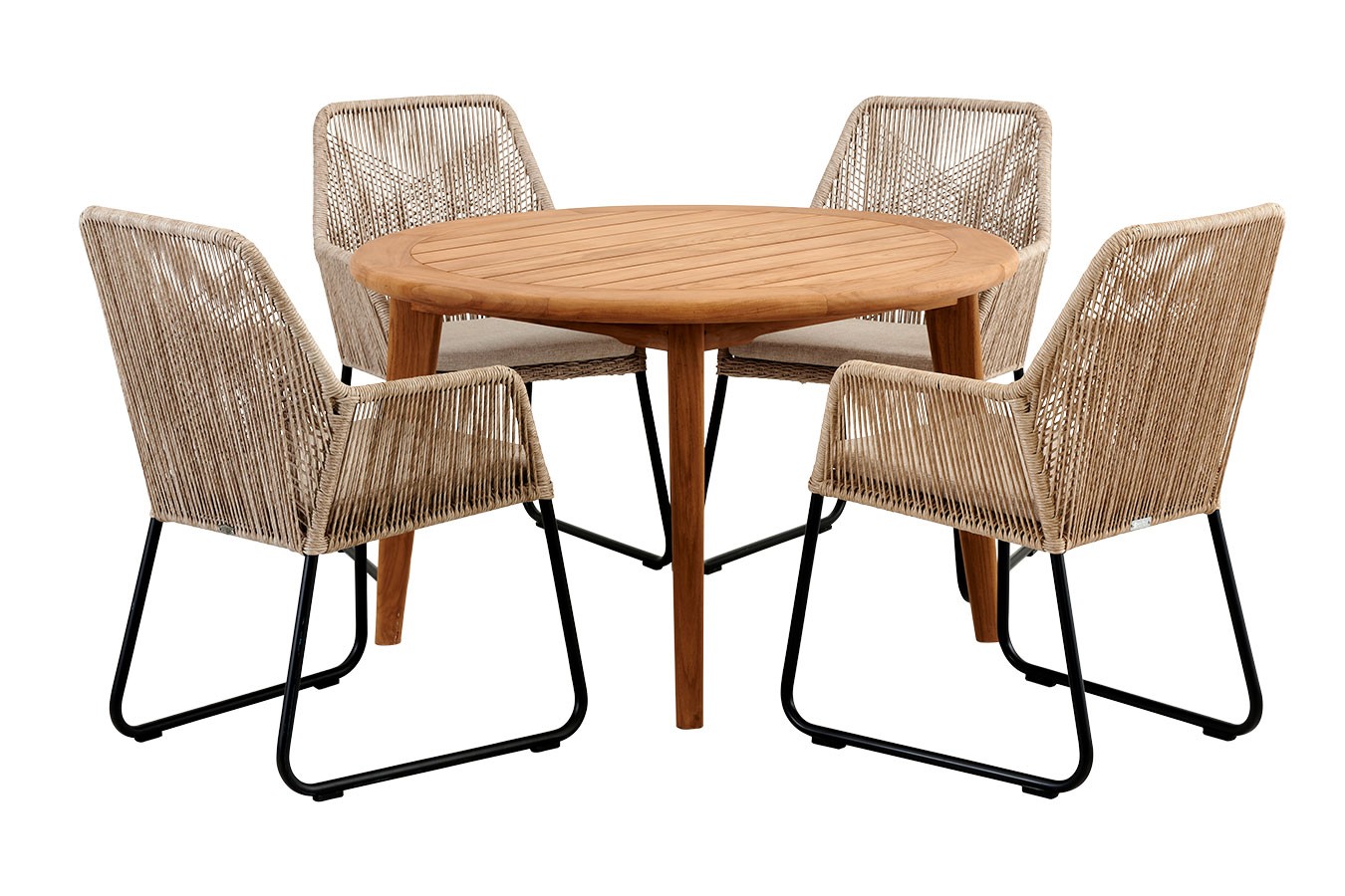 Outdoortisch Lilja Teak natur D 165cm