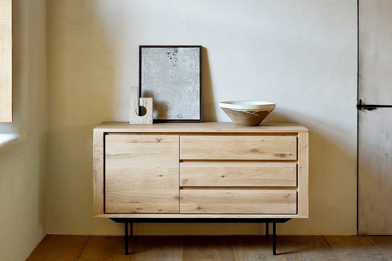 Sideboard Oak Shadow Eiche massiv B 134 cm
