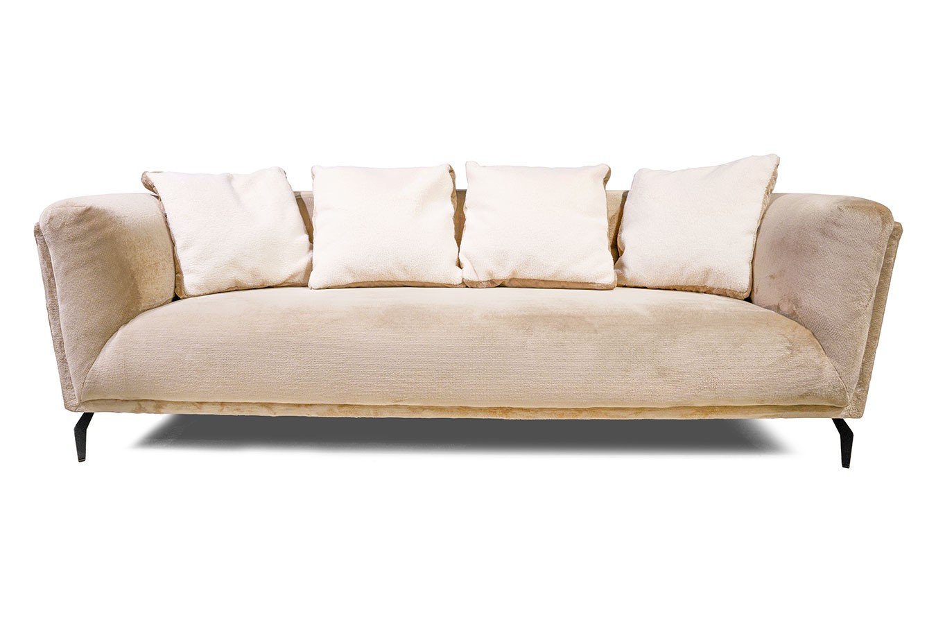 Designersofa Aston Stoff hellbeige