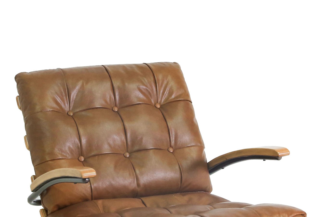 Designsessel Marco Chester Leder hellbraun