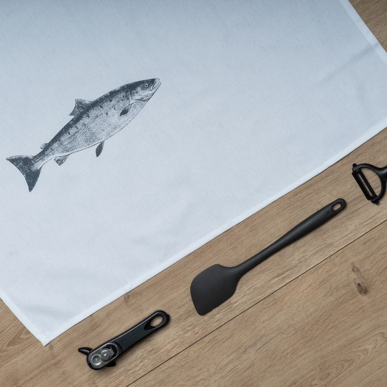 Geschirrtuch Lachs