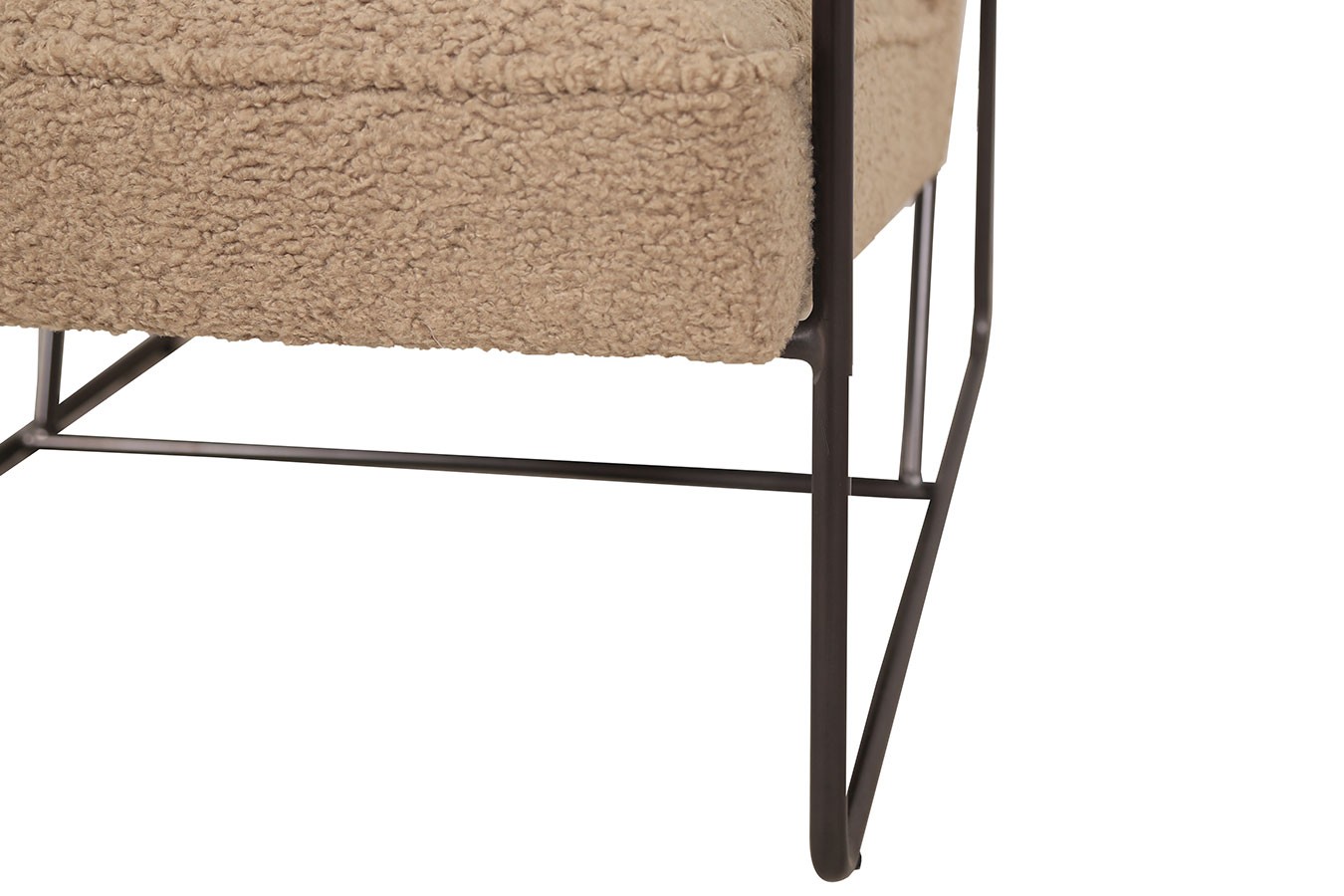 Lounge Sessel Marco Century Boucléstoff camel