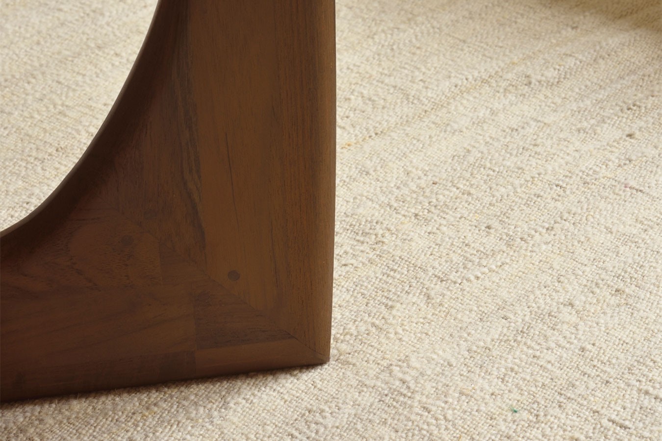 Beistelltisch Geometric Teak natur