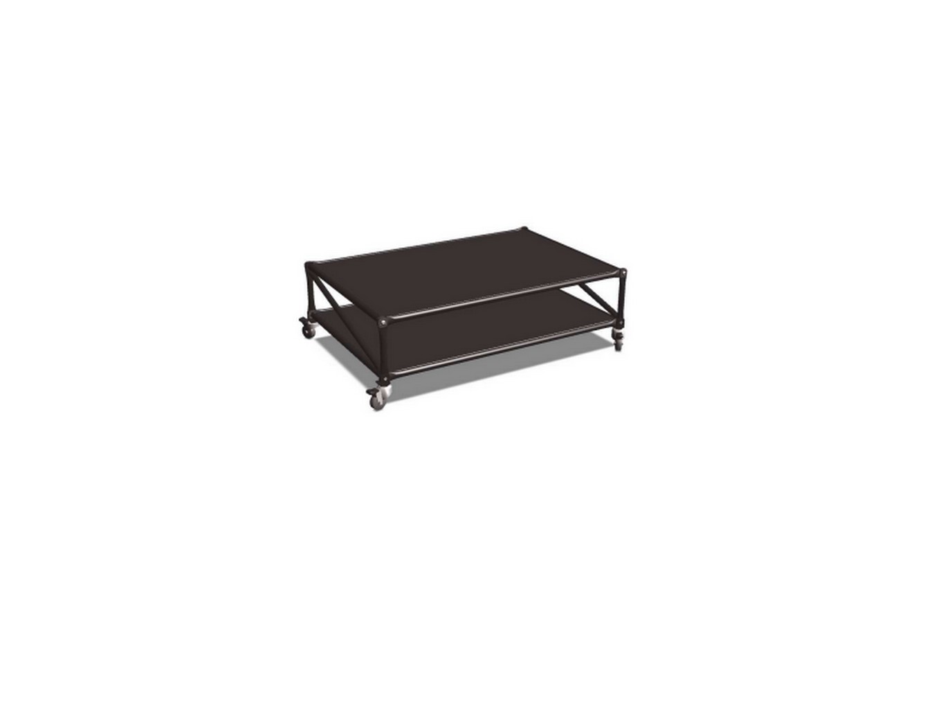Couchtisch schwarz B 95 cm