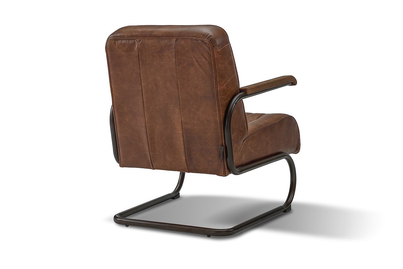 Lounge Sessel Marco Car 1930 Leder braun