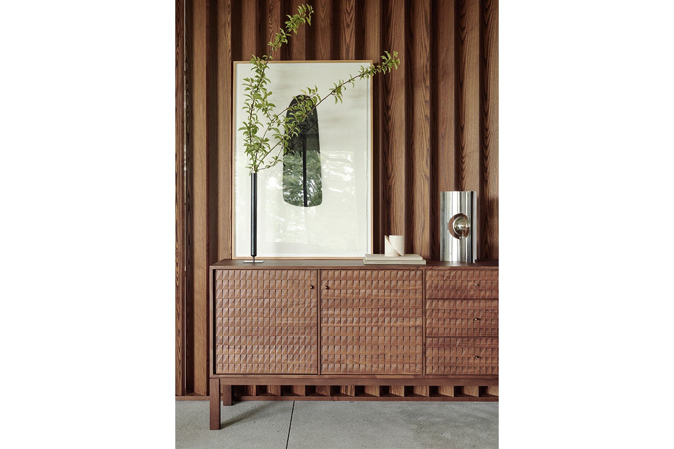 Anrichte Sono Teak lackiert B 228 cm
