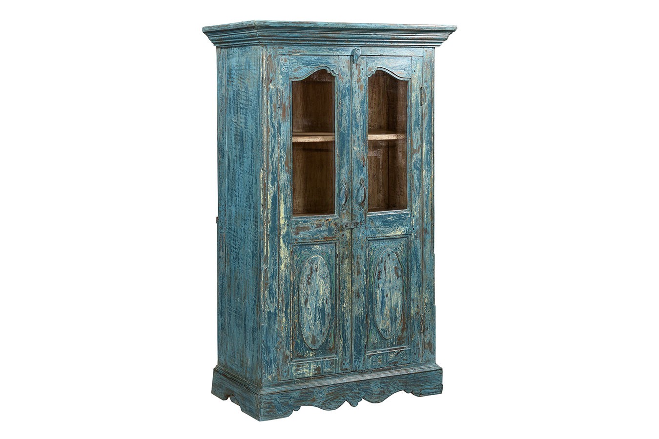 Vitrine Vintage blau