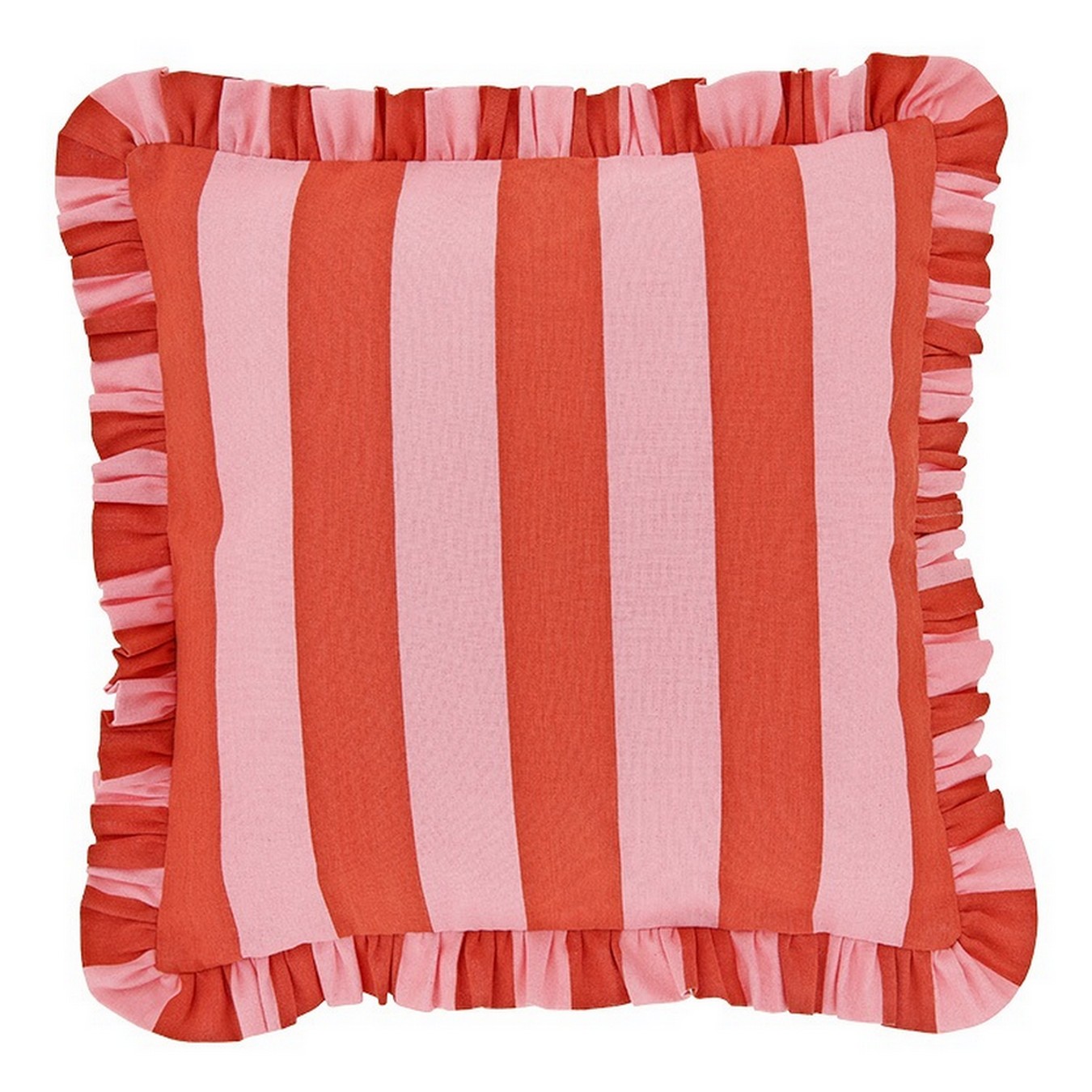 Kissen Seppl gestreift rot 45*45 cm