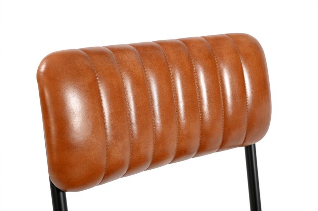 Esszimmerstuhl Sixty Leder braun