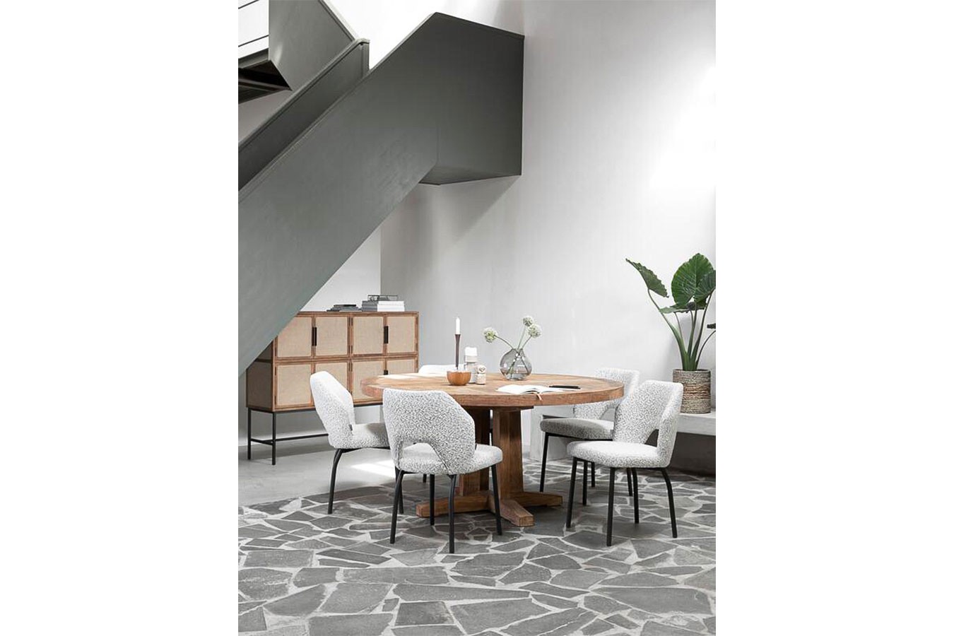 Esstisch Ibiza Teakholz D 160 cm
