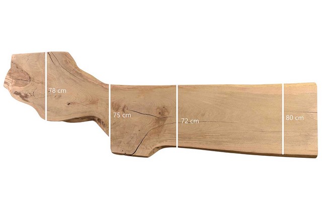 Tischplatte Mango Massivholz Monolith 335