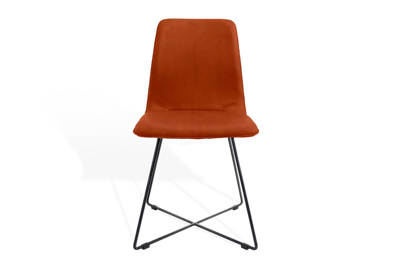 Esszimmerstuhl Maverick Stoff orange