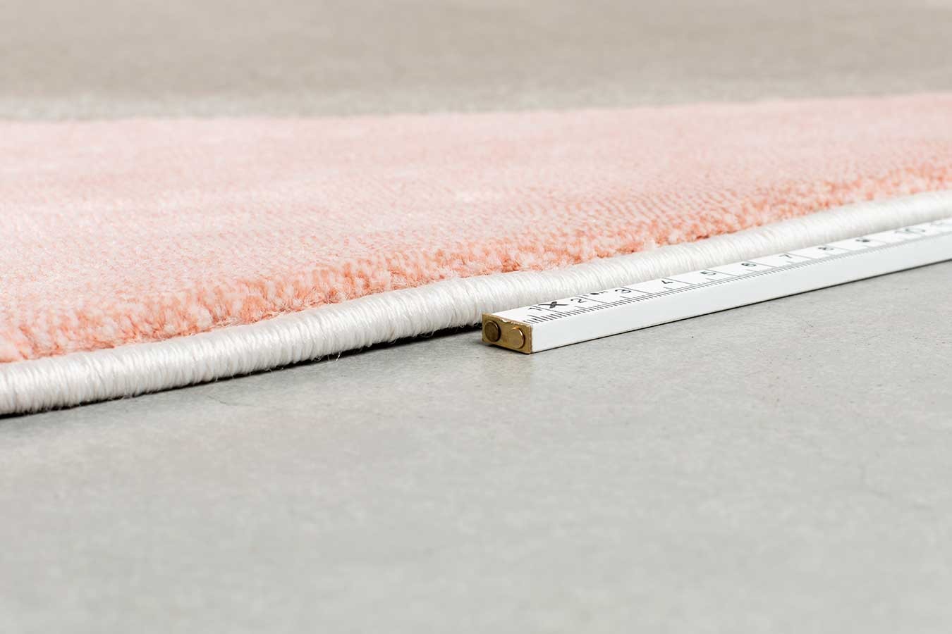 Teppich grau rosa D 240 cm