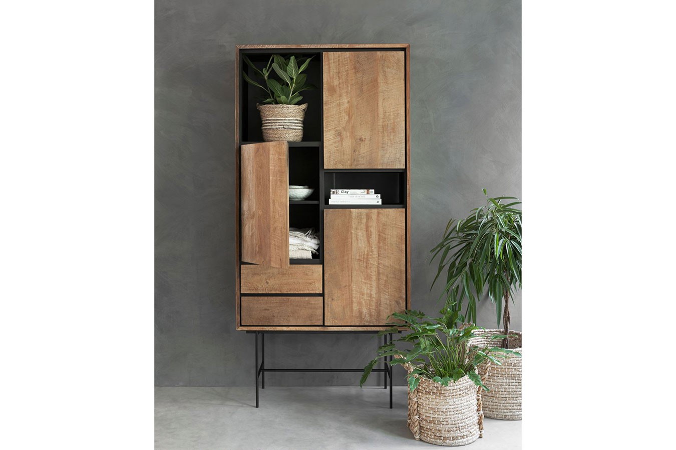 Regal Metropole Teak H 210 cm
