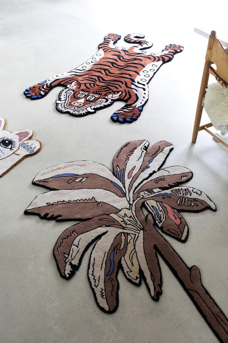 Teppich Frankie Tiger gross B 190 cm