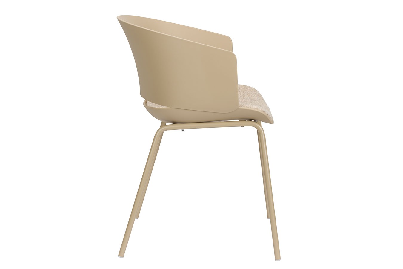 Designerstuhl Jessi Kunststoff beige