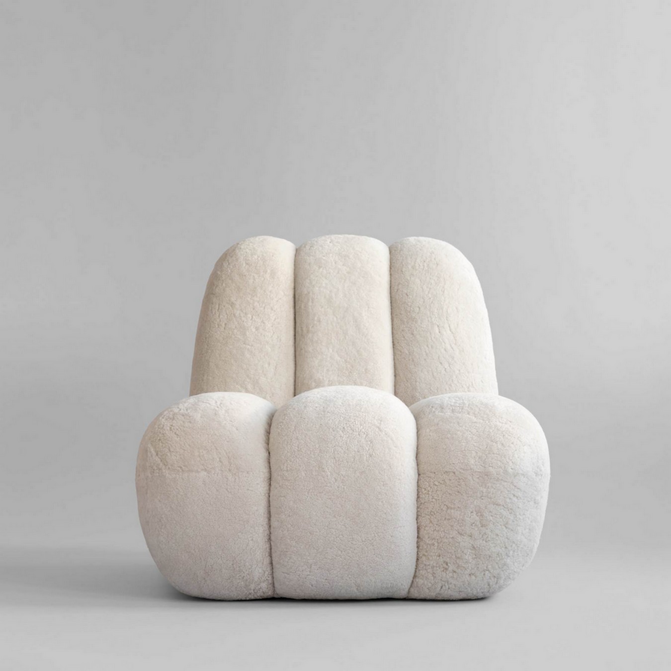Lounge Sessel Toe Sheepskin weiss